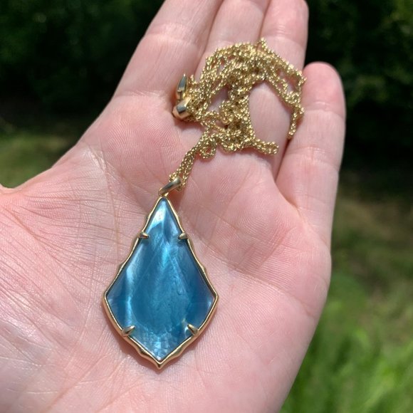 Kendra Scott Jewelry Kendra Scott Faceted Alex Gold Long